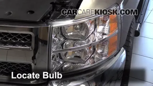 2013 Chevrolet Silverado 1500 LT 5.3L V8 FlexFuel Crew Cab Pickup Luces Luz de carretera (reemplazar foco) 